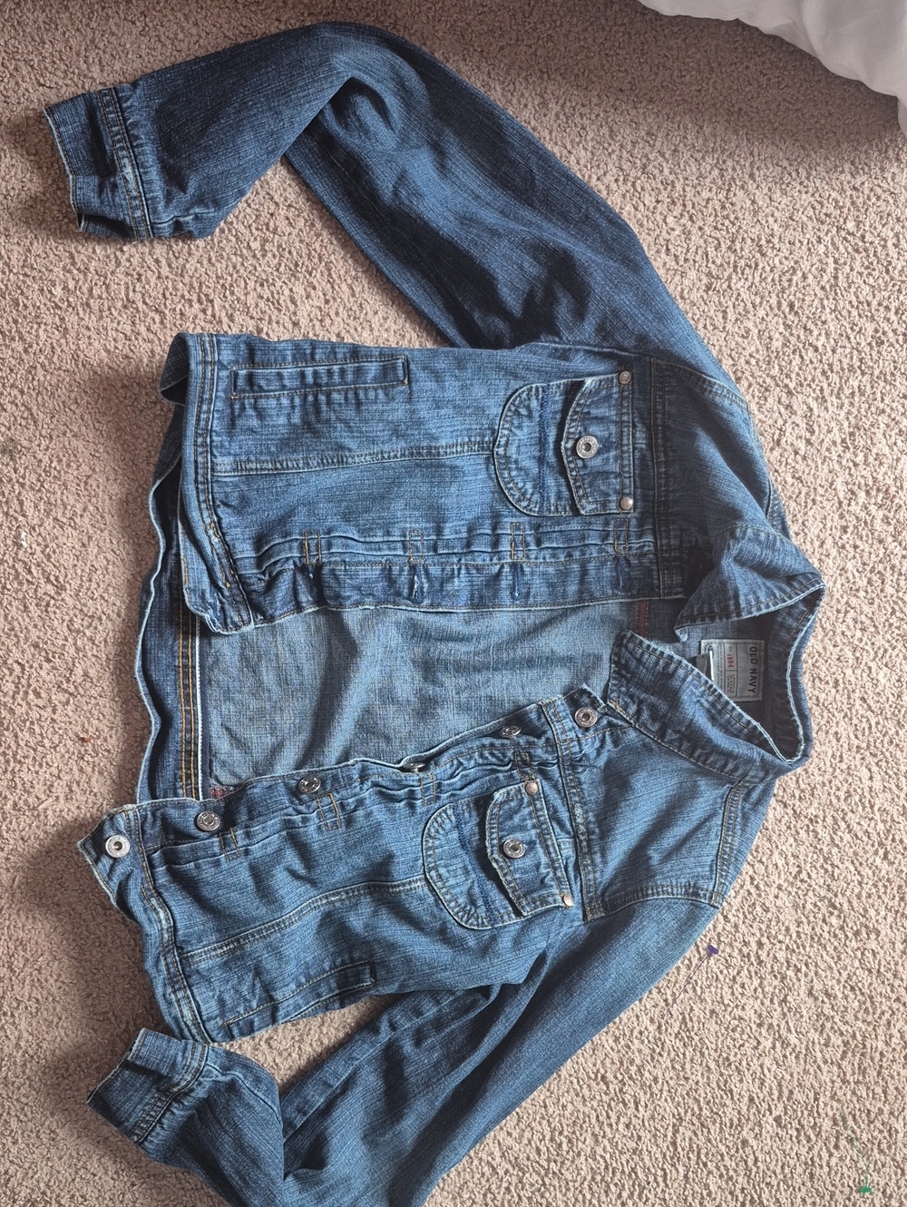 Old Navy Blue Denim Jacket (It Fits Like A Kids Jacket But It Isnt Kids)